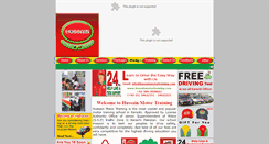 Desktop Screenshot of hussainmotortraining.com